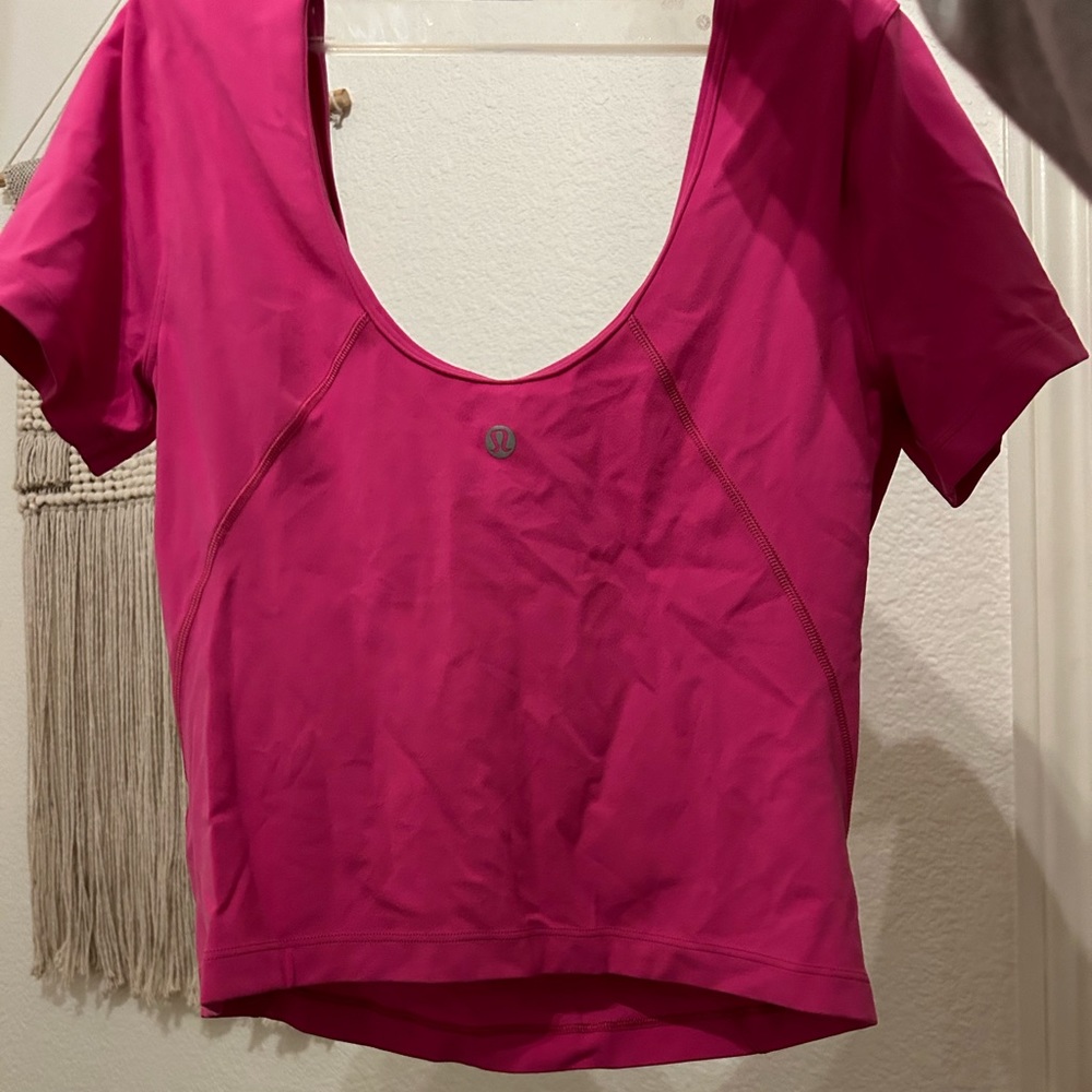 Sonic pink lululemon align t-shirt - Picture 3 of 4